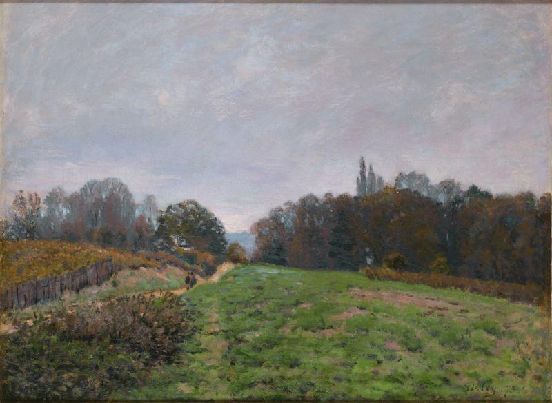 Alfred Sisley Landscape at Louveciennes